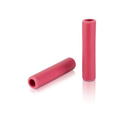 Xlc GR-S31 Juego PUÑOS DE Silicona 130MM Rojo Rub. Xlc GR-S31 Juego PUÑOS DE Silicona 130MM Rojo Rub.