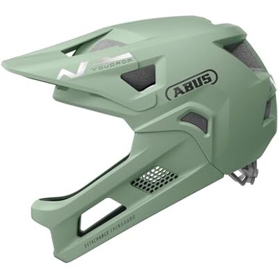 ABUS Casco MTB YouDrop FF para Niños, Verde, Talla S ABUS Casco MTB YouDrop FF para Niños, Verde, Talla S