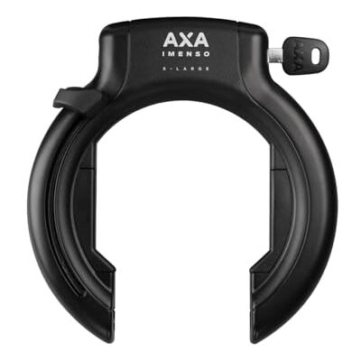 AXA Imenso XL Candado para cuadro AZ, color negro, talla única AXA Imenso XL Candado para cuadro AZ, color negro, talla única