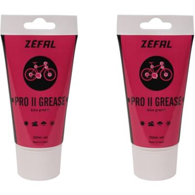 ZEFAL Pack Pro II Grease – Dos tubos de 150 ml de grasa bicicleta – Grasa para bicicleta ideal rendimiento – Grasa Rodamiento, Pedalier, y Tija de sillín – 2 x 150 ml tubo de grasa ZEFAL Pack Pro II Grease – Dos tubos de 150 ml de grasa bicicleta – Grasa para bicicleta ideal rendimiento – Grasa Rodamiento, Pedalier, y Tija de sillín – 2 x 150 ml tubo de grasa