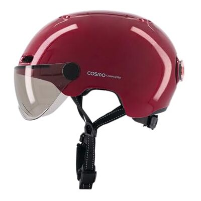 Casco Fusion+ de Cosmo Connected - Visera UV, Modos de luz, 55-60cm Casco Fusion+ de Cosmo Connected - Visera UV, Modos de luz, 55-60cm