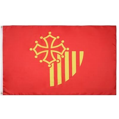 Az Flag Languedoc-Roussillon 150x90cm - Bandera de Francia Az Flag Languedoc-Roussillon 150x90cm - Bandera de Francia