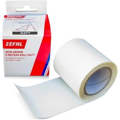 ZEFAL Skin Armor Mate 3 Metros Protector Cuadro Bicicleta MTB e Bici Protector Bicicleta Vinilo Película Transparente de Protección del Cuadro Fabricado en Francia ZEFAL Skin Armor Mate 3 Metros Protector Cuadro Bicicleta MTB e Bici Protector Bicicleta Vinilo Película Transparente de Protección del Cuadro Fabricado en Francia