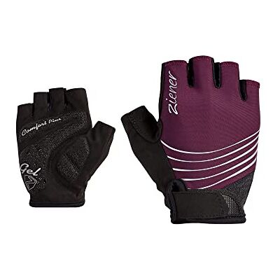 Ziener Guantes de Ciclismo CINDERELA para Mujer/Bicicleta de montaña/Ciclismo Dedo Corto Transpirable, Amortiguador, Terciopelo Rojo, 6,5 Ziener Guantes de Ciclismo CINDERELA para Mujer/Bicicleta de montaña/Ciclismo Dedo Corto Transpirable, Amortiguador, Terciopelo Rojo, 6,5