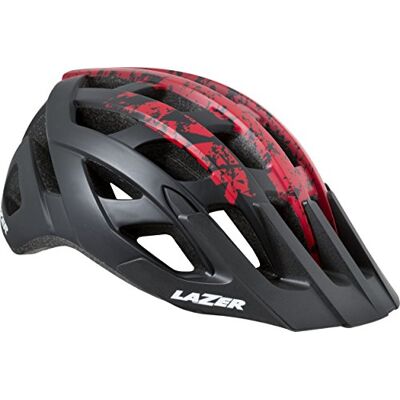 LAZER Casco Roller Mat, Todo el año, Unisex, Color Rojo, Negro, tamaño Large LAZER Casco Roller Mat, Todo el año, Unisex, Color Rojo, Negro, tamaño Large