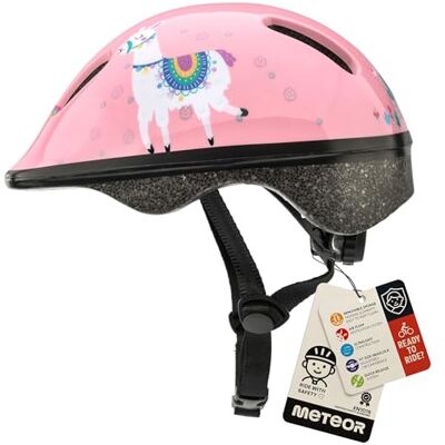 meteor Casco Bicicleta para Niñas y Niños Helmet Infantil de Bici para Ciclismo MTB Road Race Montaña BMX Carretera y Actividad Ciclista Rolerskate Patines meteor Casco Bicicleta para Niñas y Niños Helmet Infantil de Bici para Ciclismo MTB Road Race Montaña BMX Carretera y Actividad Ciclista Rolerskate Patines