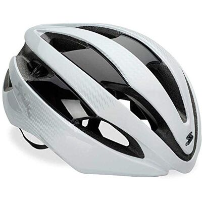 Spiuk Casco ELEO Unisex Blanco/Plata (S-M) 51-56 Spiuk Casco ELEO Unisex Blanco/Plata (S-M) 51-56