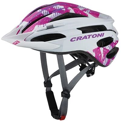 Cratoni Casco Pacer MTB Blanco/Rosa T.49-55 Cratoni Casco Pacer MTB Blanco/Rosa T.49-55