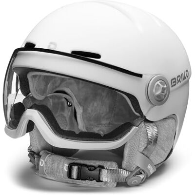 BRIKO - BLENDA VISOR PHOTO - Blanco - XL - Helmet BRIKO - BLENDA VISOR PHOTO - Blanco - XL - Helmet