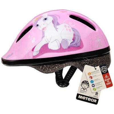 meteor Casco Bicicleta para Niñas y Niños Helmet Infantil de Bici para Ciclismo MTB Road Race Montaña BMX Carretera y Actividad Ciclista Rolerskate Patines meteor Casco Bicicleta para Niñas y Niños Helmet Infantil de Bici para Ciclismo MTB Road Race Montaña BMX Carretera y Actividad Ciclista Rolerskate Patines