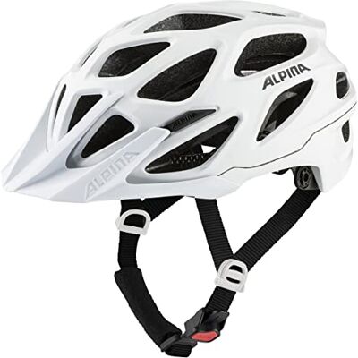 ALPINA Thunder 3.0 Casco de Bicicleta, Unisex Adulto, Blanco Brillante, 57-62 ALPINA Thunder 3.0 Casco de Bicicleta, Unisex Adulto, Blanco Brillante, 57-62