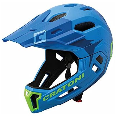 Cratoni Helmets GmbH Casco de Bicicleta Unisex para Adultos, C-Maniac 2.0 MX, Azul/Lima Mate, S/M Cratoni Helmets GmbH Casco de Bicicleta Unisex para Adultos, C-Maniac 2.0 MX, Azul/Lima Mate, S/M