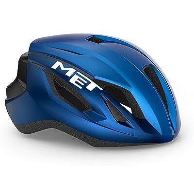 MET Casco Strale, Azul alico Brillo L, 59-62 MET Casco Strale, Azul alico Brillo L, 59-62