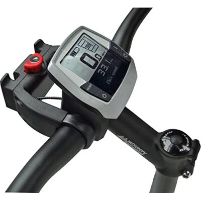 KlickFix Adaptador de manillar E con candado para bicicletas eléctricas con pantalla, universal – Apto para manillares con 22 – 26 mm y manillar extragrande de 31,8 mm de diámetro KlickFix Adaptador de manillar E con candado para bicicletas eléctricas con pantalla, universal – Apto para manillares con 22 – 26 mm y manillar extragrande de 31,8 mm de diámetro