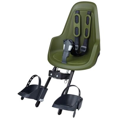Bobike Silla Portabebé Bicicleta Delantera One Mini Anclaje en Cuadro – Segura y Elegante para niños de 9 Meses a 3 años, hasta 15 kg, Verde Oliva Bobike Silla Portabebé Bicicleta Delantera One Mini Anclaje en Cuadro – Segura y Elegante para niños de 9 Meses a 3 años, hasta 15 kg, Verde Oliva