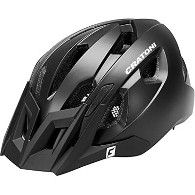 Cratoni Unisex Casco de Bicicleta Allride para Adultos, Color Negro Mate, 57-62 cm Cratoni Unisex Casco de Bicicleta Allride para Adultos, Color Negro Mate, 57-62 cm