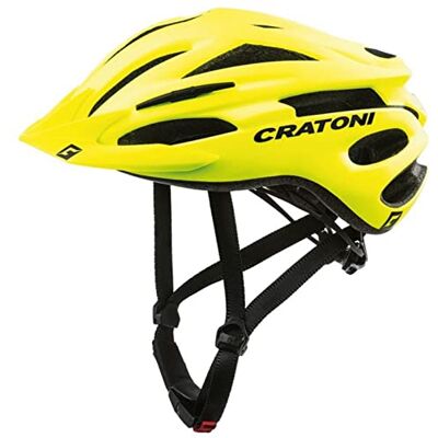 Cratoni Casco para Bicicleta de montaña (Talla S/M, 54-59), Color Negro Cratoni Casco para Bicicleta de montaña (Talla S/M, 54-59), Color Negro