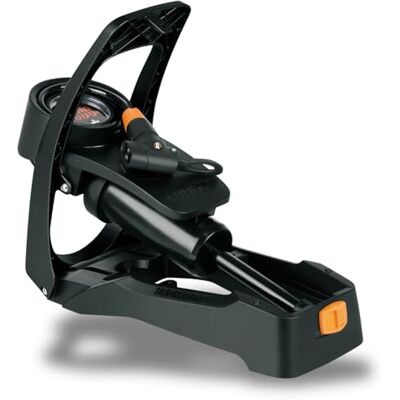 SKS Germany Airstep Digi Bomba de pie con manómetro Digital (con conexión Multi Valve, Alta precisión de medición, con manómetro Digital LED de precisión, presión máxima: 7 bar/102 PSI), Negro SKS Germany Airstep Digi Bomba de pie con manómetro Digital (con conexión Multi Valve, Alta precisión de medición, con manómetro Digital LED de precisión, presión máxima: 7 bar/102 PSI), Negro