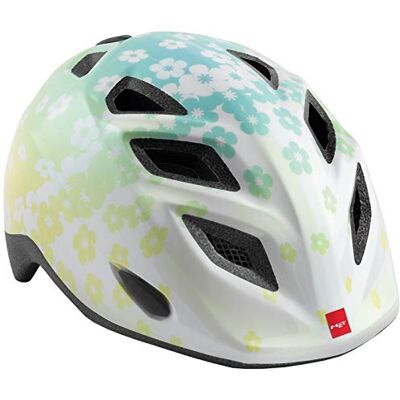 MET CASCO ELFO BLANCO FLORES BRILLO T.UNICA 46-53 MET CASCO ELFO BLANCO FLORES BRILLO T.UNICA 46-53
