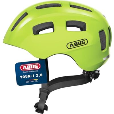 ABUS Casco de Bicicleta Youn-I 2.0 con luz para niños, Adolescentes y jóvenes para niñas y niños ABUS Casco de Bicicleta Youn-I 2.0 con luz para niños, Adolescentes y jóvenes para niñas y niños