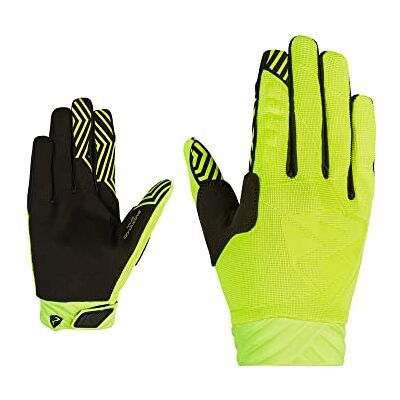Ziener Guantes de Ciclismo CURROX para Hombre Dedo Largo con función táctil Transpirable, Amortiguador, Poison Yellow, 8,5 Ziener Guantes de Ciclismo CURROX para Hombre Dedo Largo con función táctil Transpirable, Amortiguador, Poison Yellow, 8,5