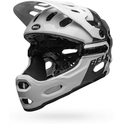 BELL Casco MTB Super 3R MIPS 2022: Blanco/Negro L 58-62cm BELL Casco MTB Super 3R MIPS 2022: Blanco/Negro L 58-62cm