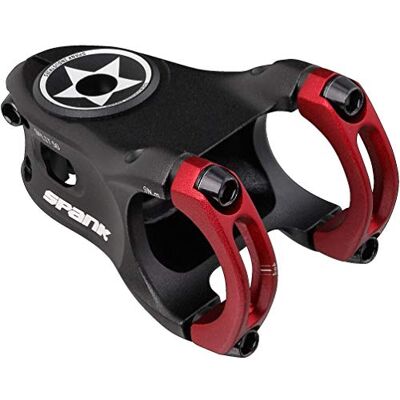 Spank Split 35 Stem Potencia para Bicicleta de montaña (Unisex, 50 mm), Color Rojo Spank Split 35 Stem Potencia para Bicicleta de montaña (Unisex, 50 mm), Color Rojo
