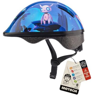 meteor Casco Bicicleta para Niñas y Niños Helmet Infantil de Bici para Ciclismo MTB Road Race Montaña BMX Carretera y Actividad Ciclista Rolerskate Patines meteor Casco Bicicleta para Niñas y Niños Helmet Infantil de Bici para Ciclismo MTB Road Race Montaña BMX Carretera y Actividad Ciclista Rolerskate Patines