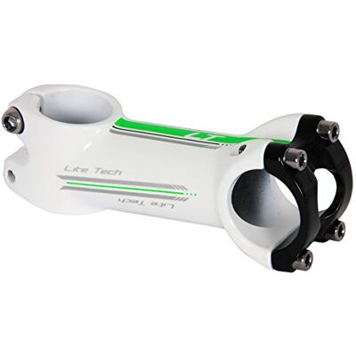 Massi MST-520 Potencia para Bicicleta, Color Blanco/Verde, 110 mm Massi MST-520 Potencia para Bicicleta, Color Blanco/Verde, 110 mm