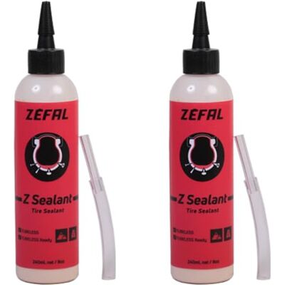 ZEFAL Pack Z Sealant – 2 x 240 ml – Liquido Antipinchazos Bicicleta – Líquido Tubeless MTB Y Compatible con Neumáticos Válvulas Presta y Schrader – 2 Botellas de 240 ml ZEFAL Pack Z Sealant – 2 x 240 ml – Liquido Antipinchazos Bicicleta – Líquido Tubeless MTB Y Compatible con Neumáticos Válvulas Presta y Schrader – 2 Botellas de 240 ml