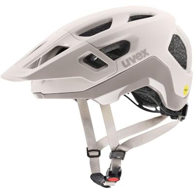 Uvex React MIPS Casco de Bicicleta para Adultos, Color Gris cálido, 52-56 cm Uvex React MIPS Casco de Bicicleta para Adultos, Color Gris cálido, 52-56 cm
