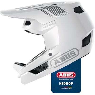 ABUS Casco Downhill HiDrop, Fullface, Alpine White, Talla XL ABUS Casco Downhill HiDrop, Fullface, Alpine White, Talla XL