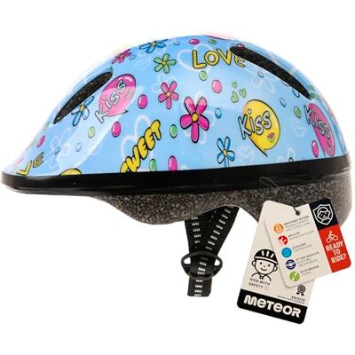 meteor Casco Bicicleta para Niñas y Niños Helmet Infantil de Bici para Ciclismo MTB Road Race Montaña BMX Carretera y Actividad Ciclista Rolerskate Patines meteor Casco Bicicleta para Niñas y Niños Helmet Infantil de Bici para Ciclismo MTB Road Race Montaña BMX Carretera y Actividad Ciclista Rolerskate Patines