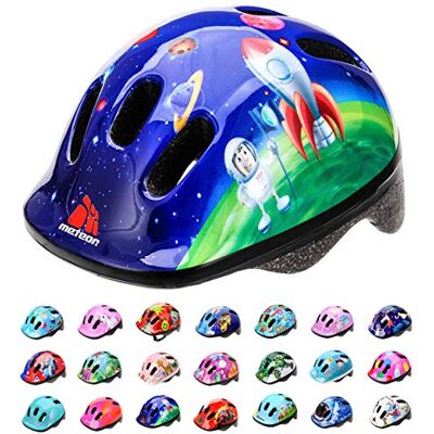 meteor Casco Bicicleta para Niñas y Niños Helmet Infantil de Bici para Ciclismo MTB Road Race Montaña BMX Carretera y Actividad Ciclista Rolerskate Patines meteor Casco Bicicleta para Niñas y Niños Helmet Infantil de Bici para Ciclismo MTB Road Race Montaña BMX Carretera y Actividad Ciclista Rolerskate Patines