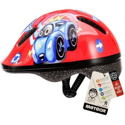 meteor Casco Bicicleta para Niñas y Niños Helmet Infantil de Bici para Ciclismo MTB Road Race Montaña BMX Carretera y Actividad Ciclista Rolerskate Patines meteor Casco Bicicleta para Niñas y Niños Helmet Infantil de Bici para Ciclismo MTB Road Race Montaña BMX Carretera y Actividad Ciclista Rolerskate Patines
