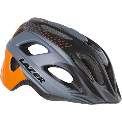 Lazer Casco Beam, Todo el año, Unisex, Color Black/Orange Stripes, tamaño Medium Lazer Casco Beam, Todo el año, Unisex, Color Black/Orange Stripes, tamaño Medium
