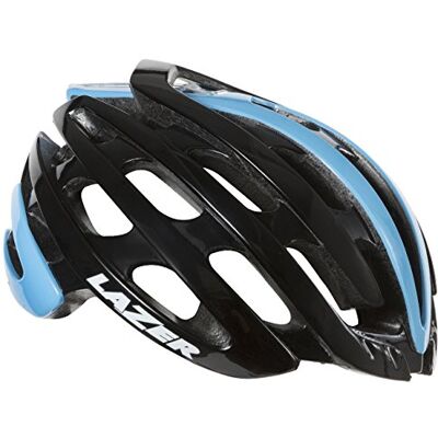 Lazer Casco Z1, Todo el año, Unisex, Color Black/Skyblue, tamaño Small Lazer Casco Z1, Todo el año, Unisex, Color Black/Skyblue, tamaño Small
