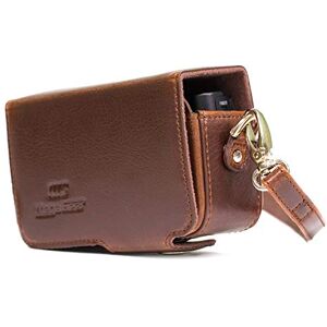 MegaGear Para Sony Cyber-shot DSC-HX99, DSC-HX95, DSC-HX80, DSC-HX90V, DSC-WX500 Estuche de cuero, con correa Marrón Oscuro MegaGear Para Sony Cyber-shot DSC-HX99, DSC-HX95, DSC-HX80, DSC-HX90V, DSC-WX500 Estuche de cuero, con correa Marrón Oscuro