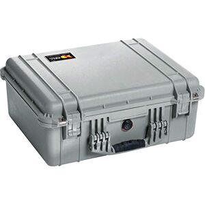 PELI 1550 Maleta estanca Profesional para componentes electrónicos y Equipos fotográficos, IP67 estanca e Impermeable al Polvo, 33L de Capacidad, Fabricada en Alemania, sin Espuma, Color Gris PELI 1550 Maleta estanca Profesional para componentes electrónicos y Equipos fotográficos, IP67 estanca e Impermeable al Polvo, 33L de Capacidad, Fabricada en Alemania, sin Espuma, Color Gris