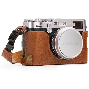 MegaGear Ever Ready Media Funda de Piel auténtica y Correa con Acceso a la batería para cámara Fujifilm X100F, Color marrón MegaGear Ever Ready Media Funda de Piel auténtica y Correa con Acceso a la batería para cámara Fujifilm X100F, Color marrón