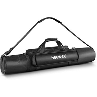 NEEWER Funda de Transporte para trípode de 1,2 m, Bolsa de Nailon Resistente al Agua con Asas y Correas para el Hombro, Funda compacta con Cierre de Cremallera de Longitud Completa, Bolsillo Externo NEEWER Funda de Transporte para trípode de 1,2 m, Bolsa de Nailon Resistente al Agua con Asas y Correas para el Hombro, Funda compacta con Cierre de Cremallera de Longitud Completa, Bolsillo Externo