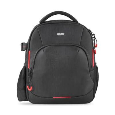 Hama Mochila para cámara Ohio 150, Color Negro y Rojo Hama Mochila para cámara Ohio 150, Color Negro y Rojo