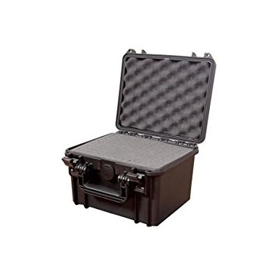 MAX Cases 235H155S.079 Negro Maleta hermética con espuma pre-cortada a cubetas dimensiones internas 235 x 180 x 156 mm MAX Cases 235H155S.079 Negro Maleta hermética con espuma pre-cortada a cubetas dimensiones internas 235 x 180 x 156 mm