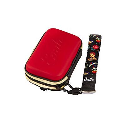 Funda Compacta Smile Pin Up Rojo - Cámara Funda Compacta Smile Pin Up Rojo - Cámara