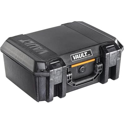 PELI Vault V300C Maleta Protectora; Protección Superior para Equipos Valiosos; Resistente a la Intemperie y al Polvo; Volumen Interno: 18,7 litros; Color: Negro PELI Vault V300C Maleta Protectora; Protección Superior para Equipos Valiosos; Resistente a la Intemperie y al Polvo; Volumen Interno: 18,7 litros; Color: Negro