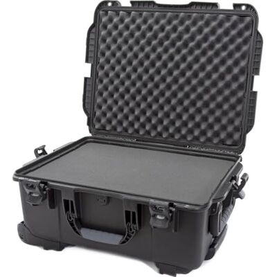 NANUK 955 Estuche rígido Impermeable con Ruedas e Inserto de Espuma, Color Negro NANUK 955 Estuche rígido Impermeable con Ruedas e Inserto de Espuma, Color Negro
