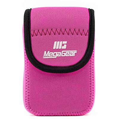 MegaGear Canon PowerShot SX620 HS, IXUS 180, IXUS 185, IXUS 360 HS, IXUS 190 IS, IXUS 170 IS, SX610 HS Ultra Light Neoprene Camete Black Rosa Fuerte MegaGear Canon PowerShot SX620 HS, IXUS 180, IXUS 185, IXUS 360 HS, IXUS 190 IS, IXUS 170 IS, SX610 HS Ultra Light Neoprene Camete Black Rosa Fuerte