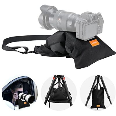 NEEWER Bolsa de Arena para Fotografía de Mano Plegable de 15,5" x 9,4", Correa para Hombro, Saco de Poliéster Resistente, Puf, para Soporte de Lente de Cámara y Soportes de Luz NEEWER Bolsa de Arena para Fotografía de Mano Plegable de 15,5" x 9,4", Correa para Hombro, Saco de Poliéster Resistente, Puf, para Soporte de Lente de Cámara y Soportes de Luz