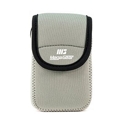 MegaGear Funda de Neopreno con mosquetón para cámara Samsung WB35F/WB350F, Color Gris MegaGear Funda de Neopreno con mosquetón para cámara Samsung WB35F/WB350F, Color Gris