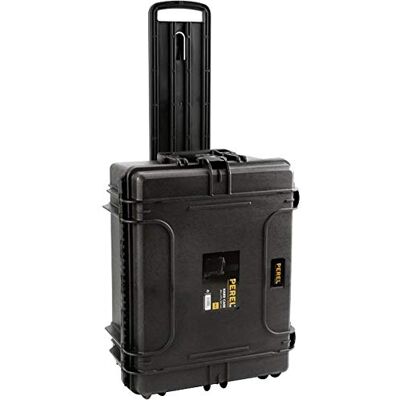 MAX Cases 540H245STR.079 Negro Maleta hermética con espuma pre-cortada a cubetas y trolley dimensiones internas 538 x 405 x 245 mm MAX Cases 540H245STR.079 Negro Maleta hermética con espuma pre-cortada a cubetas y trolley dimensiones internas 538 x 405 x 245 mm